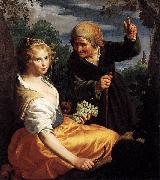 Paulus Moreelse Vertumnus and Pomona oil painting artist